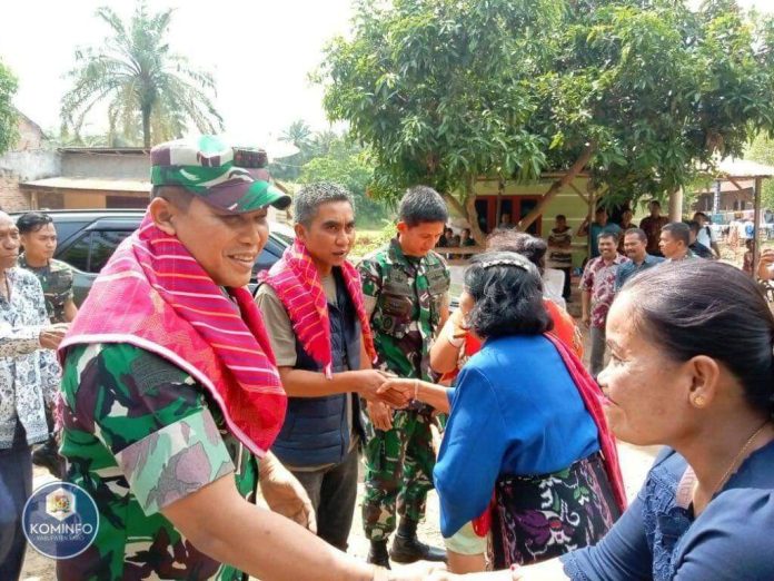 Wakil Bupati Karo Theopilus Ginting Hadiri Syukuran Pembukaan Lokasi Ketahanan Pangan Prajurit