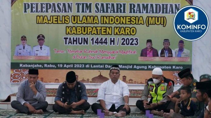 Pemkab Karo Hadiri Acara Pelepasan Tim Safari Ramadhan MUI