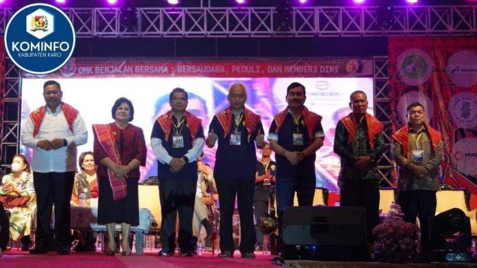 Bupati Karo Cory Sriwaty Sebayang Hadiri Perayaan Pembukaan Kam Youth Day V 2023