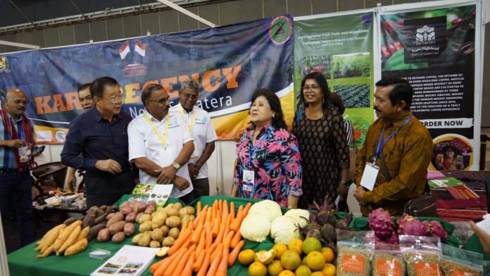 Stand Pameran Pemerintah Kabupaten Karo di 10th World Agro Expo Malaysia Ramai Dikunjungi